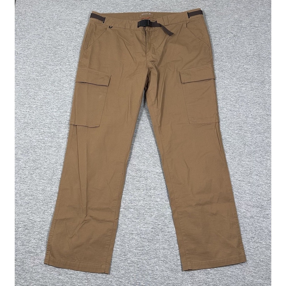 Roark Pants Mens 40x32 Brown Campover Cargo Ripstop Belted Outdoor Hiking